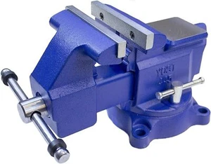 4“(100mm) Heavy Duty Bench Vices Cast Iron w Anvil Grip Clamp With Swivel Base - Picture 1 of 8