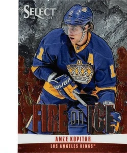 2013-14 Select Fire on Ice Stars #FS17 Anze Kopitar - Imagen 1 de 2
