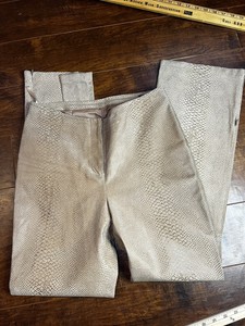 Vintage Indeed Genuine Leather Semi Wide Leg Pants Size 4