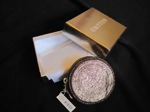 OROTON BOXED NEW ROUND BRONZE COIN PURSE - Picture 1 of 9