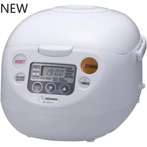 Zojirushi NS-WAC10-WD 5.5-Cup (Uncooked) Micom Rice Cooker and Warmer, NEW - Picture 1 of 2