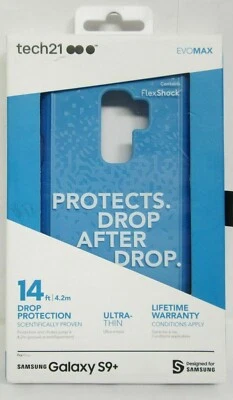 Tech21 - Evo Max Case for Samsung Galaxy S9+ - Devine Blue New In Box - Image 1 of 2