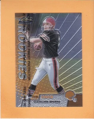 TIM COUCH 1999 FINEST ROOKIE #164 CLEVELAND BROWNS "UNPEELED" NM-MT - Image 1 of 2