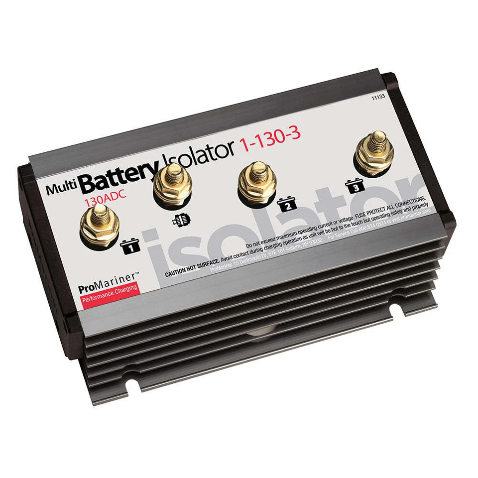 ProMariner Battery Isolator - 130 AMP - 1 Alternator - 3 Battery [11133] - Image 1 of 1
