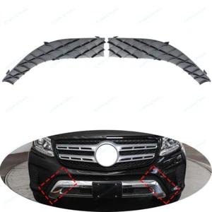 LR Front Bumper Cover Grille Fit For 2017-2019 Mercedes Benz GLS W166 GLS400/550 - Picture 1 of 8