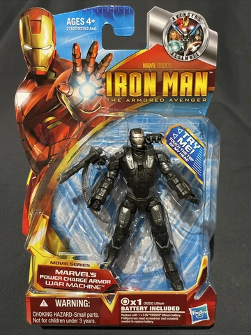 Marvel Studios Iron Man Armored Avenger War Machine Power Charge 3.75” / 4” 2010 Cover