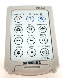 Videocámara Samsung Genuina Control Remoto CRM-D4E para Videocámara Probada Funcionando - Imagen 1 de 4