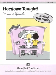 Hoedown Tonight Elementary Trio Sheet Music 1 Piano 6 Hands Dennis Alexander - Picture 1 of 4