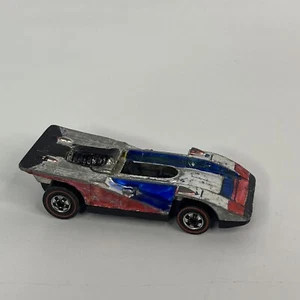 1973 Redline Hot Wheels Steam Roller Super Chrome  Toy Car Wear - Picture 1 of 5