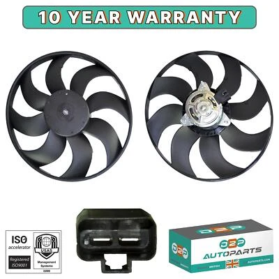 RADIATOR COOLING FAN WITH MOTOR FOR VAUXHALL CORSA D 1.4 1.6T 1.3 CDTI 1.7 CDTI - Image 1 of 4