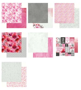 Kaisercraft Magenta 12x12" - 2x Sheets Double Sided Craft Scrapbooking Paper - Bild 1 von 10