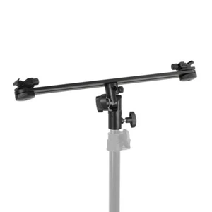Doble Universal HotShoe Speedlite Crossbar con Ranura paraguas HECHO DE METAL Fuerte - Imagen 1 de 6