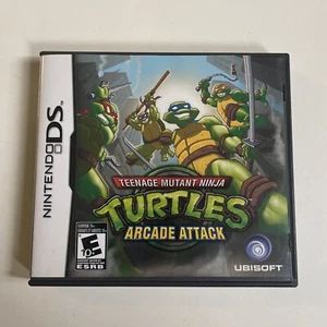 Teenage Mutant Ninja Turtles: Arcade Attack (Nintendo DS, 2009) Complete In Box - Picture 1 of 8