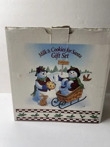 Longaberger Milk & Cookies For Santa Gift Set New In Box - Picture 1 of 9