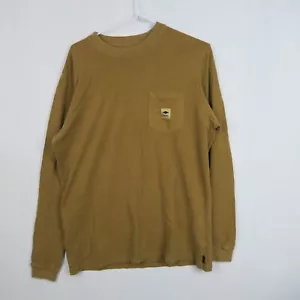 Ripcurl Mens Sweater Jumper Size S Small Brown Crew Neck Relaxed Fit Long Sleeve - Picture 1 of 9