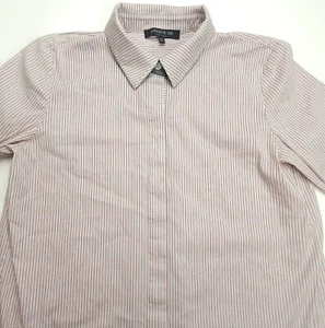 XS Lafayette 148 Damen Bluse mit Knöpfen Oberteil Shirt versteckte Knöpfe Baumwolle Polyamid - Bild 1 von 6