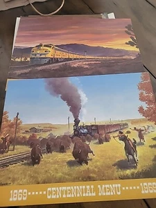 Vintage Domliner 1969 Centennial Menus - Picture 1 of 4