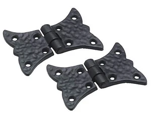 Black Cast Iron Kitchen / Cabinet / Cupboard Hinges (AB71) - Picture 1 of 1