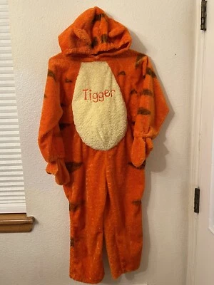Disfraz de cuerpo completo de felpa Tigger de Disney Store unisex talla 4-6T - Winnie The Pooh Foto 1 de 3