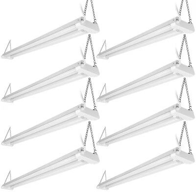 Paquete de 8 luces LED para tienda utilitaria de 4 pies, sensor de movimiento, luz diurna 5000K Foto 1 de 4