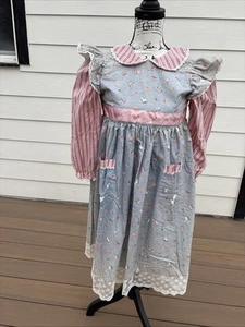 Vintage Cottage Core Prairie Farm 8-10? Girl Dress - Picture 1 of 21