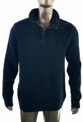 Suéter Buffalo David Bitton Para Hombre 1/4 Cremallera Cuello Simulado NUEVO Foto 1 de 4