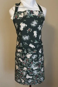 Michel Design Works Weihnachtsschürze "Wintergarten" große Taschen verstellbarer Hals - Bild 1 von 5