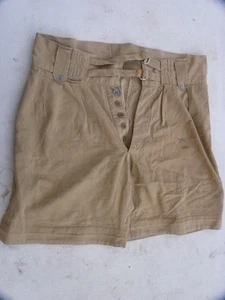 GENUINE WW2 AIF AUSTRALIAN ARMY KHAKI COTTON SHORTS - Picture 1 of 1