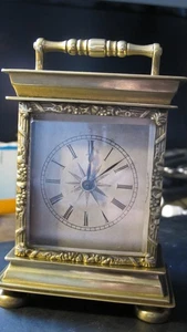 Antique Englische spindel fusee   Carriage Clock - Bild 1 von 7