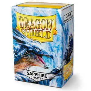 Dragon Shield - Matte Standard Size Sleeves 100pk - Sapphire - Picture 1 of 2