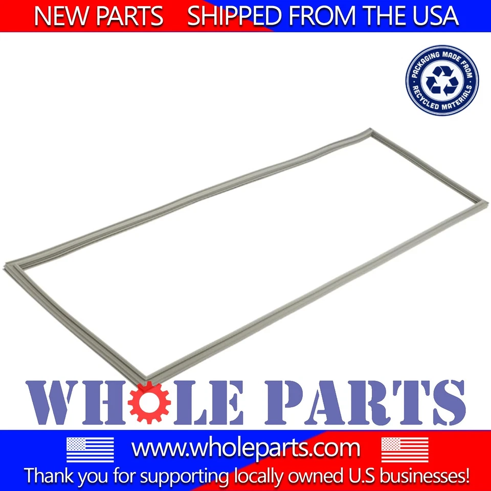 WHOLE PARTS New W10355582 Refrigerator Fresh Food Door Gasket for Whirlpool