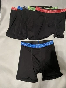 New Boys HANES X -TEMP 6 pack fitted base layer boxer briefs shorts Large - Picture 1 of 3