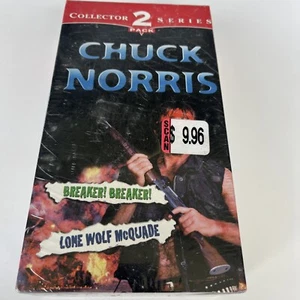 Chuck Norris: 2 Pack Collector Series VHS: Breaker Breaker and Lone Wolf McQuade - Picture 1 of 7