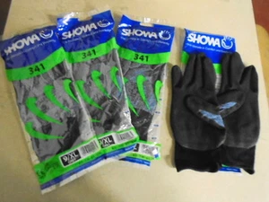 4 PAR SHOWA 341 ADVANCED GUANTES PARA AGARRAR SEGURIDAD TRABAJO CUBIERTO - Bild 1 von 4