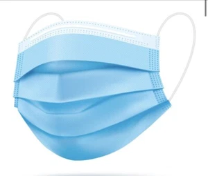 1000 piezas Litepak Premium Mascarilla Desechable 3 Capas Suave Cómoda Orejeras Azul - Imagen 1 de 7