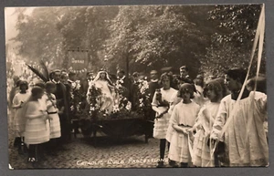 Postcard Ickenham nr Uxbridge Middlesex the Catholic Guild Processions RP - Picture 1 of 2