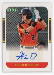 Hunter Bishop 2021 Donruss Retro 1987 Signatures #87S-HB - Picture 1 of 2