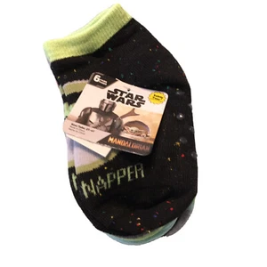 Star Wars The Mandalorian Grogu Childrens Socks 2T-4T 6 Pack NEW with Tags - Picture 1 of 9