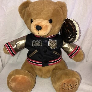 Stuffed Animal Macy & Co.14” teddy Bear Brown Tan Plush w /jacket R.H.” - Picture 1 of 6