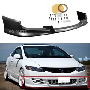 For 09 10 11 2009 2010 2011 Civic 2 DR Coupe HF-P Style Front Bumper Lip Spoiler - Picture 1 of 1