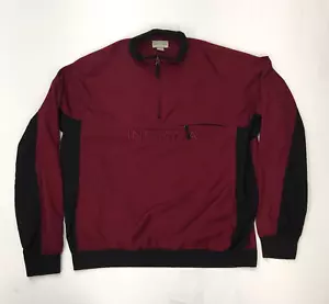 Cutter & Buck Men's Jacket Golf Windbreaker Indiana Logo 2X Red & Black - Picture 1 of 11