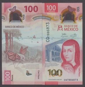MEXICO P.NEW  100 PESOS 25.5.2022 PFX/CQ  UNC WE COMBINE   2304 - Picture 1 of 1