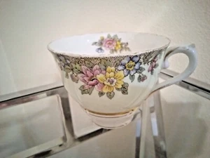 SCHÖNE VINTAGE COLCLOUGH ECHT BONE CHINA TEETASSE - HERGESTELLT IN LONGTON ENGLAND - Bild 1 von 7