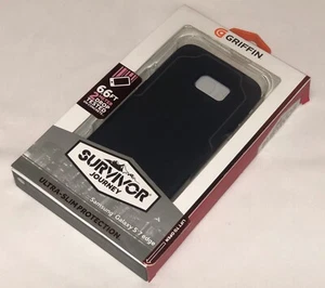 Griffin Survivor Journey Mobile for Samsung Galaxy S7 edge - BLACK GREY Genuine - Picture 1 of 2