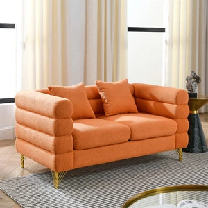 60'' Loveseat Sofa Couch 2-Seater Upholstered Sofa Couch Living Room Sofa - Picture 1 of 72