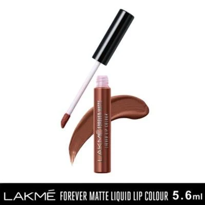 Color de labios líquido mate Lakmé Forever, Nude Twist, 5,6 ml Foto 1 de 4
