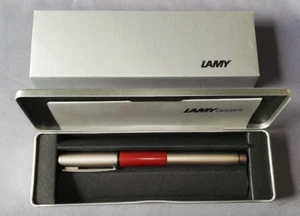 LAMY Accent Tintenroller Ball Pen M63 Palladium finish Birnbaumholz OVP vintage - Bild 1 von 6