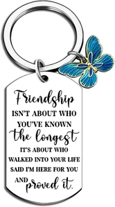 Funny Friendship Keychain Gifts - Best Friend, BFF, Unique Gifts for Women - Picture 1 of 12