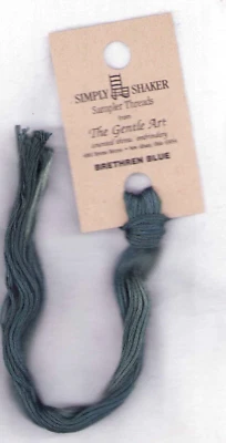 Gentle Art Simply Shaker Sampler Thread BRE BLUE 10 yds Cross Stitch Needlepoint - Image 1 of 2