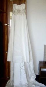 Jason Grech White Couture Wedding Dress - Ivory - Size 10 - Picture 1 of 7